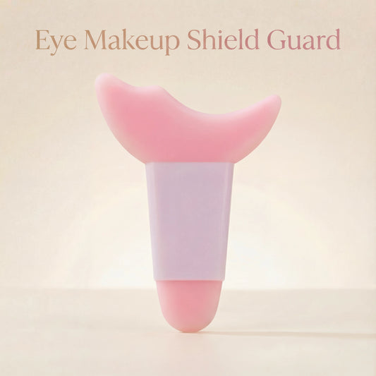Eye Makeup Shield Guard tool for cleaner mascara, eyeliner, and eyeshadow application